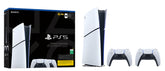 SONY PS5 Slim Console Digital with Two Dualsense Wireless Controller Bundle